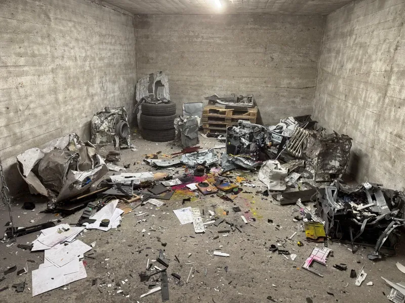 Rage Room Setup Nachher